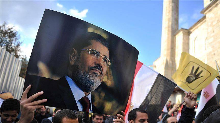 مظاهرة في نيويورك الأمريكية عقب نبأ وفاة محمد مرسي