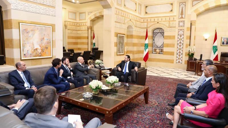 الحريري عرض مع سفير ايطاليا تنفيذ مقررات مؤتمر روما 2