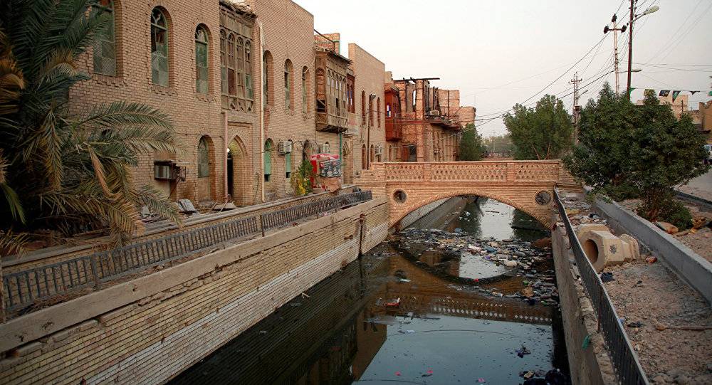 حريق في القصور الرئاسية في العراق