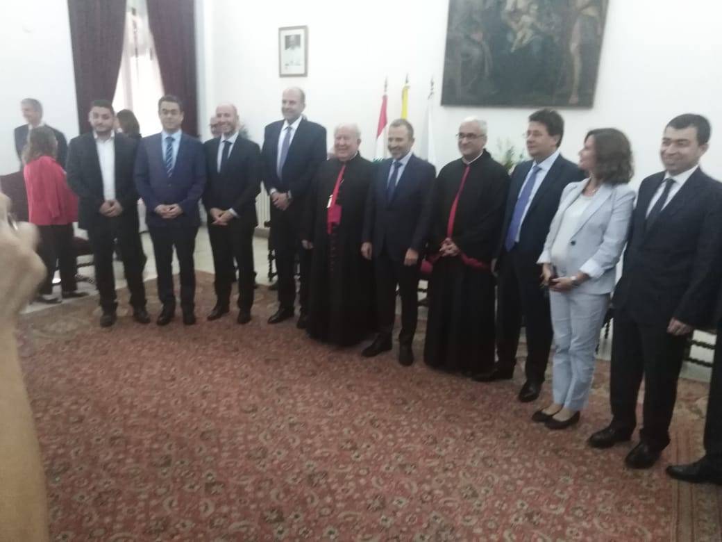 باسيل ووزراء ونواب تكتل لبنان القوي هنأوا عبد الساتر