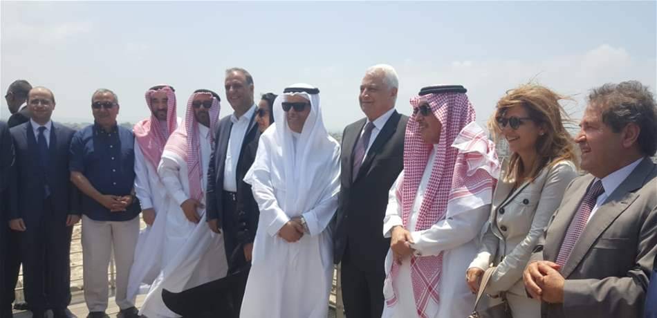 وفد مجلس الشورى السعودي جال في قلعة طرابلس
