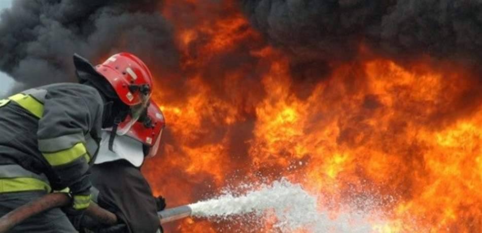 حريق عند الحدود اللبنانية وصعوبة في اخماده بسبب 