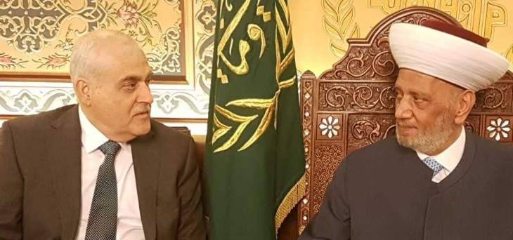جبق التقى دريان: محكومون بالتوافق ومن المفترض ان تتم التعيينات