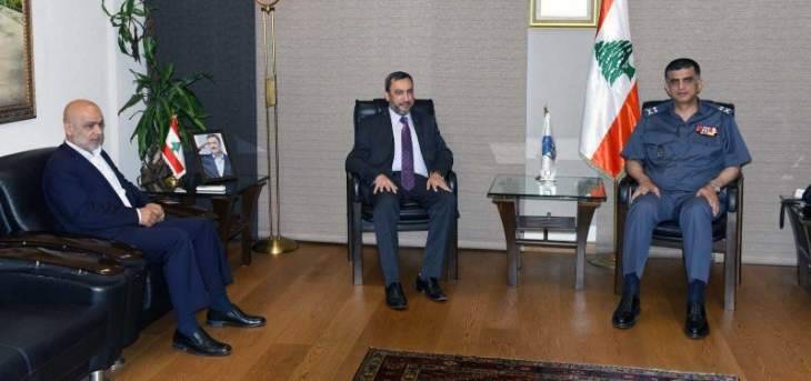 اللواء عثمان عرض الأوضاع العامة في البلاد مع النائب السابق عماد الحوت