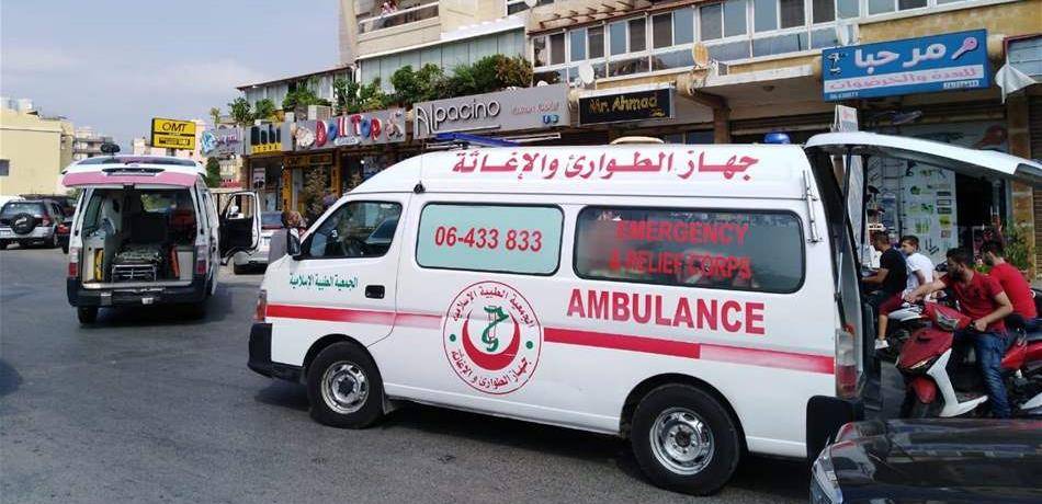 جريحان نتيجة تصادم بين سيارة ودراجة نارية في طرابلس