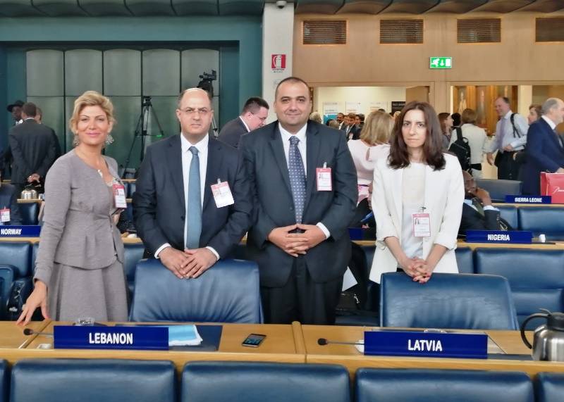 اللقيس من روما: لبنان يتطلع الى تعاون بناء مع الفاو يتحقق فيه اقتصاد قادر على النمو المستدام