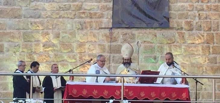 الهاشم احتفل بعيد مار يوحنا:نصلّي لبقاء الجبل ولبقاء لبنان بلد الحرية