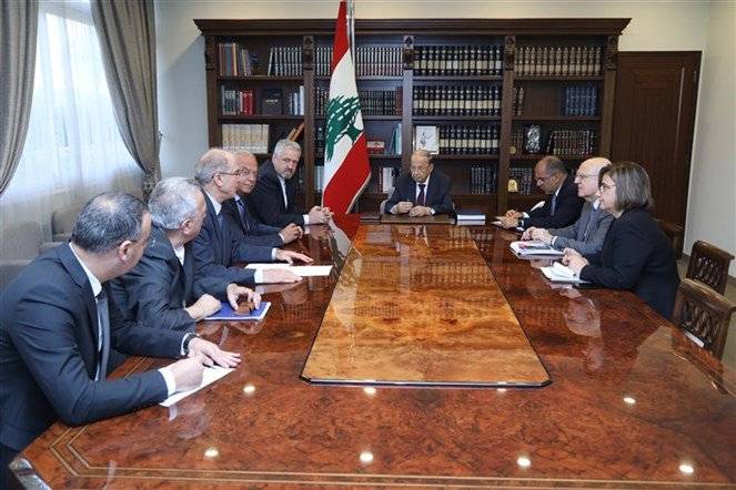 ابرز لقاءات الرئيس عون في قصر بعبدا