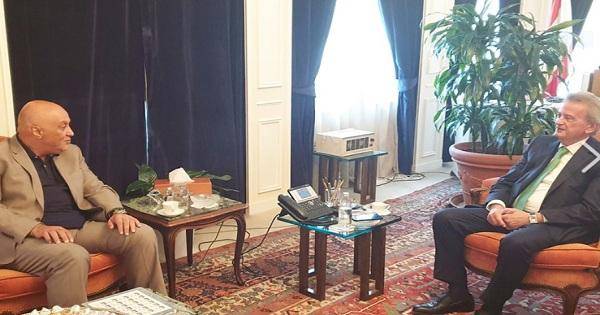 حاكم مصرف لبنان استقبل دافيد عيسى