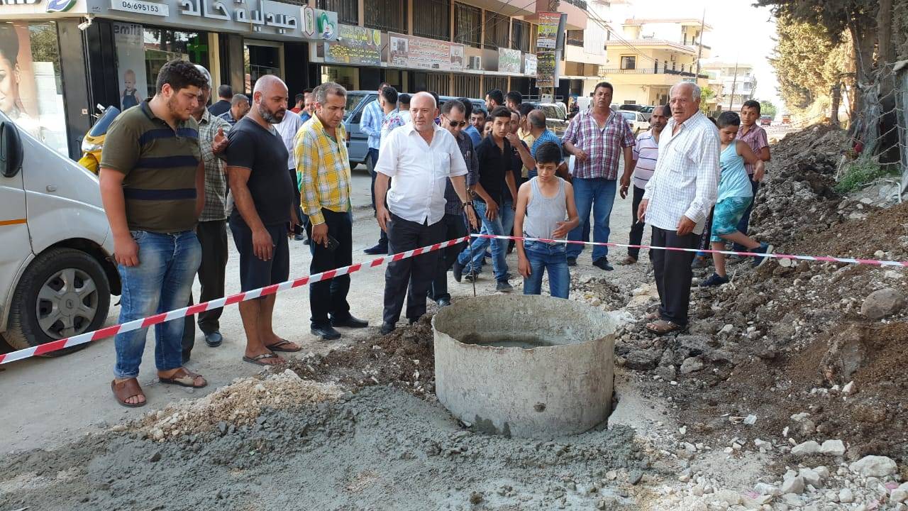 تحرك في عكار احتجاجا على عدم إتمام مشروع جر المياه والصرف الصحي