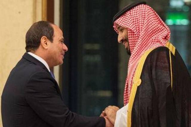 الرئاسة المصرية: الأزمة السورية تصدرت مباحثات الرئيس السيسي مع ولي العهد السعودي