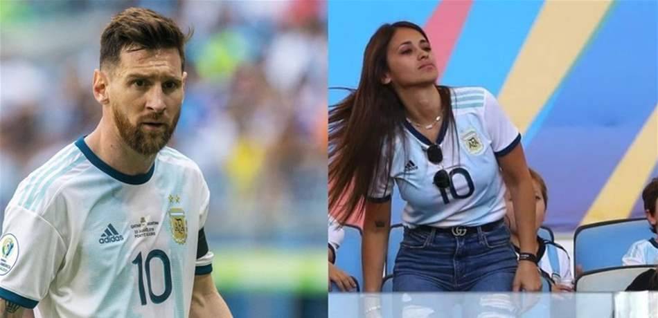 للمرة الأولى: ميسي يكسر عادته قبل انطلاق المباريات.. وزوجته تتفاجأ (فيديو)