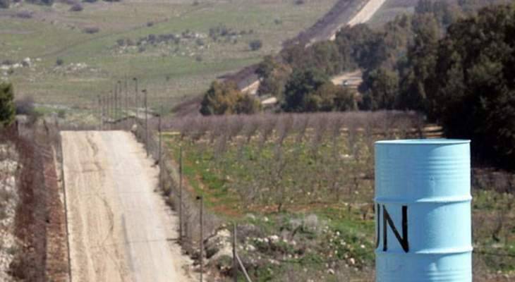 فريق من ضباط اليونيفيل يتفقد الخط الأزرق جنوبا