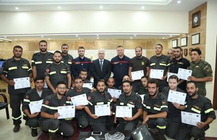 خـــطـــار شـــكـــر دعـــم فرنسا

في تدريــب وتعزيز قدرات الدفاع المدني
