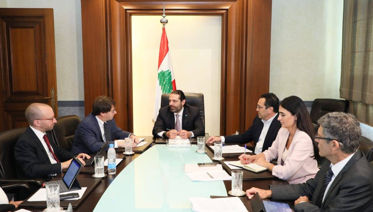 الحريري اطلع وفد صندوق النقد الدولي على الوضعين الاقتصادي والمالية