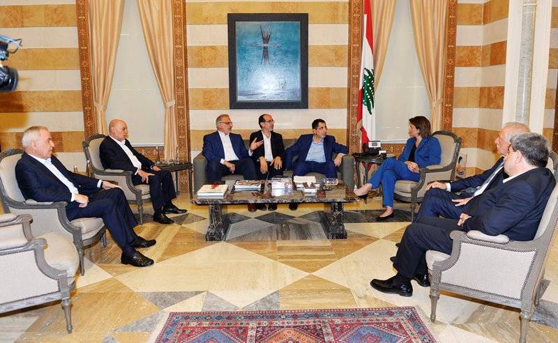الحسن استقبلت وفدا من تكتل نواب بعلبك الهرمل اثار مطالب المنطقة