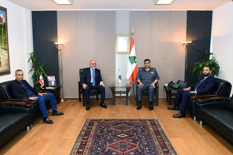 عثمان استقبل الطبش والدويهي