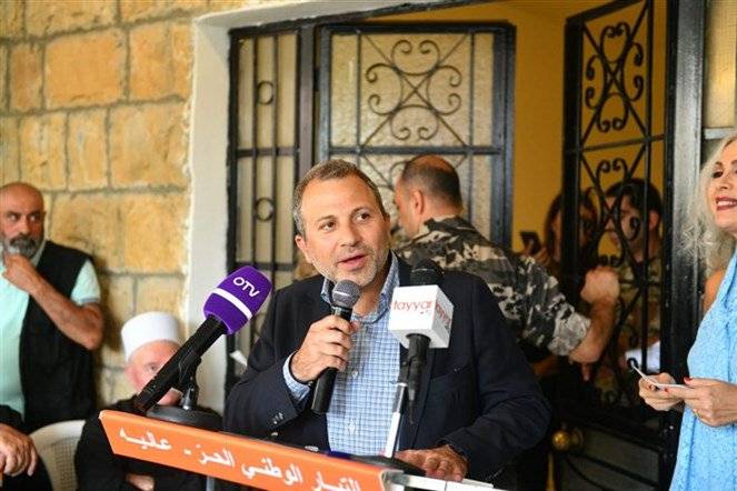باسيل من الكحالة: سنتخطى أزمتنا المالية لأن الاساس هو وحدتنا الوطنية
