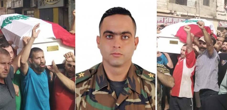 خطيبة الملازم أوّل حسن فرحات تنشر صورة لهما قبل استشهاده بساعات: "كنت معجوق فيي!" (صورة)