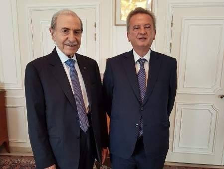 الخليل التقى حاكم مصرف لبنان: وضعنا النقدي مطمئن جدا