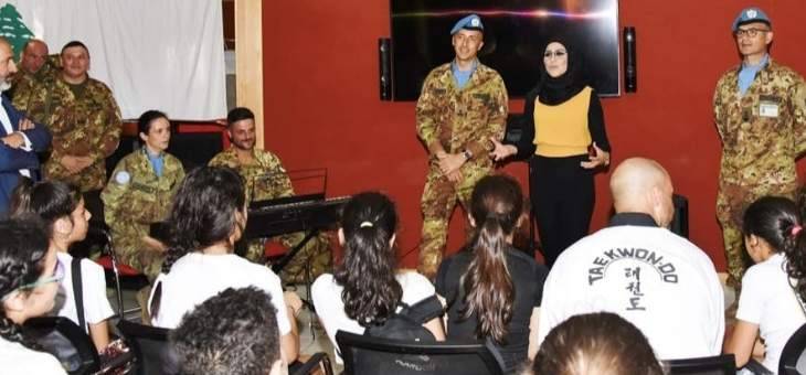 الكتيبة الإيطالية تنظم أنشطة صيفية لعوائل شهداء الجيش اللبناني وقوى الأمن بشمع