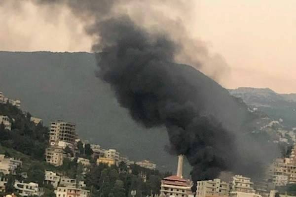 إنفجار خزانات محطة الشحروق للوقود في بخعون بالضنية
