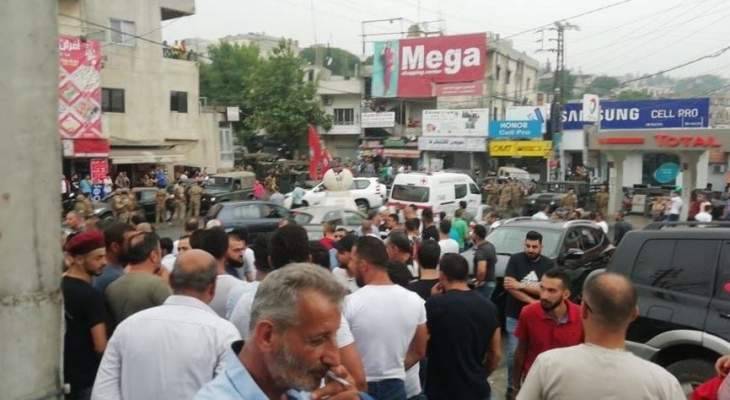 تسليم جثمان سامر أبي فراج من مستشفى بشامون ونقله الى مسقط رأسه بعلشميه