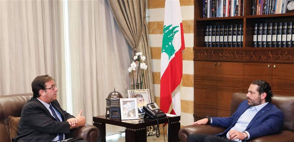 الحريري عرض التطورات مع فوشيه
