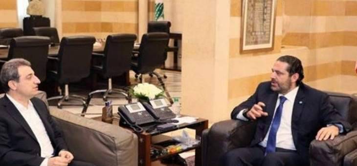 الحريري استقبل أبو فاعور موفداً من وليد جنبلاط