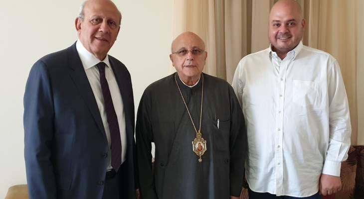 درويش عرض مع زغيب للتحضيرات لمؤتمر الإنتشار الزحلي واحتفالات مئوية إعلان لبنان الكبير