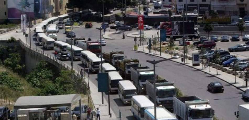 تعليق إضراب اتحادات ونقابات قطاع النقل البري