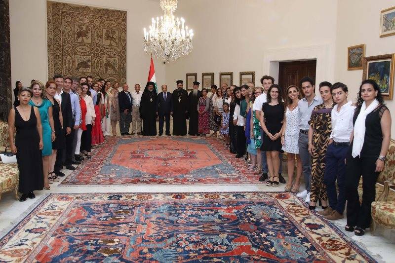 الرئيس عون استقبل المطران اغناطيونس سمعان
