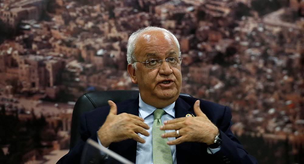 عريقات: إدارة ترامب تعمل بشكل منعزل عن متطلبات عملية السلام