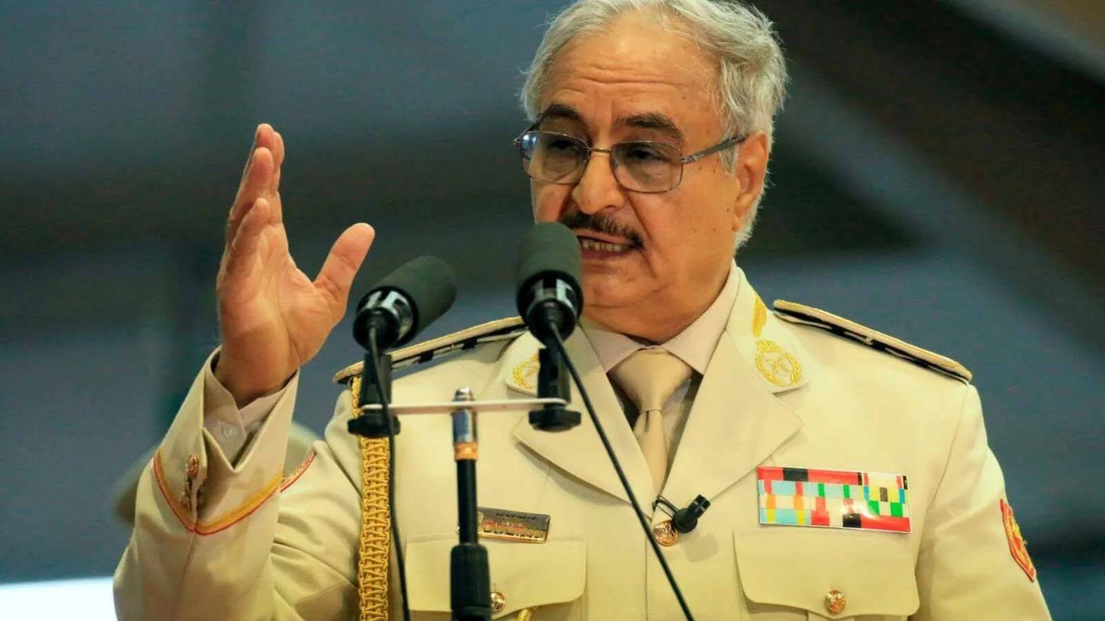 حفتر يهدد تركيا ويتحدث عن مواجهة مباشرة