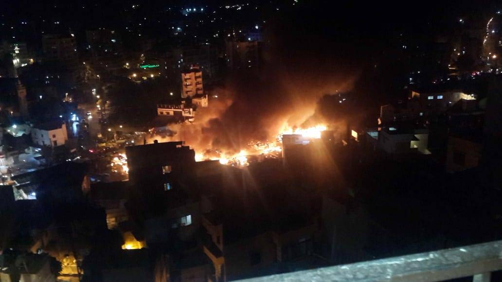 الحريري تابع وقائع حريق طرابلس وأعطى توجيهاته لتحديد الأسباب وحصر الأضرار