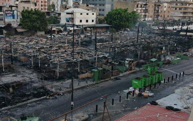 كارثة حريق السوق الشعبي في طرابلس تلتهم 285 «بسطة»