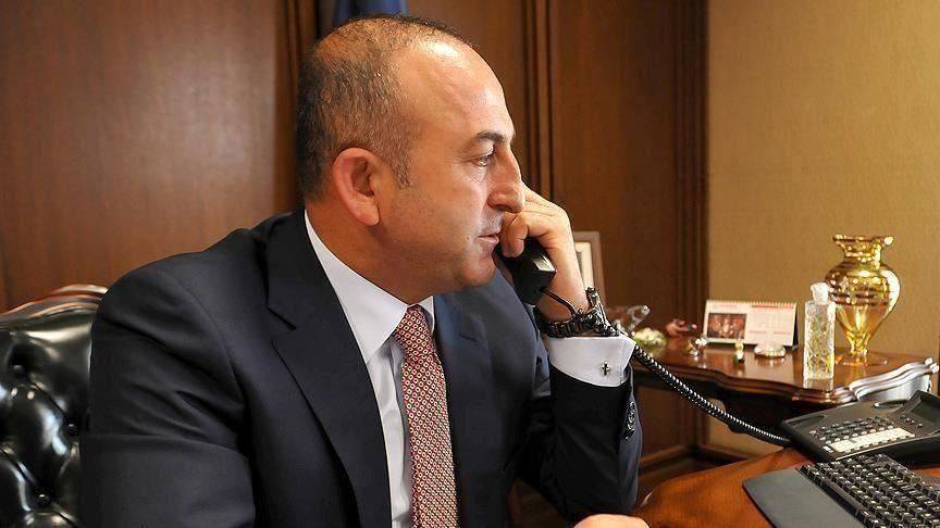 تشاووش أوغلو وماس يبحثان الوضع في شرق المتوسط وسوريا