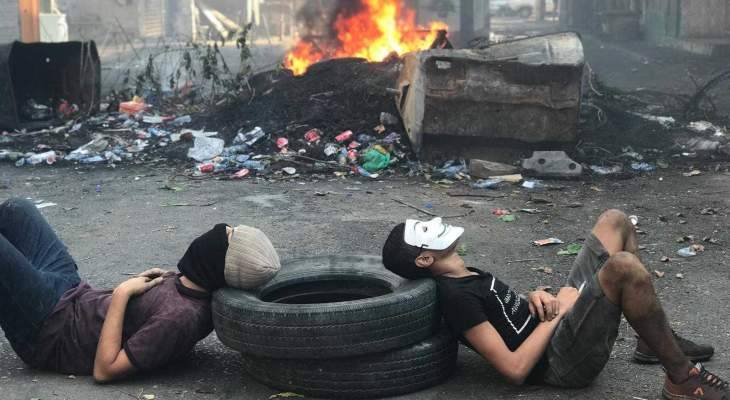 اضراب عام في عين الحلوة لليوم الخامس رفضا لقرار وزير العمل