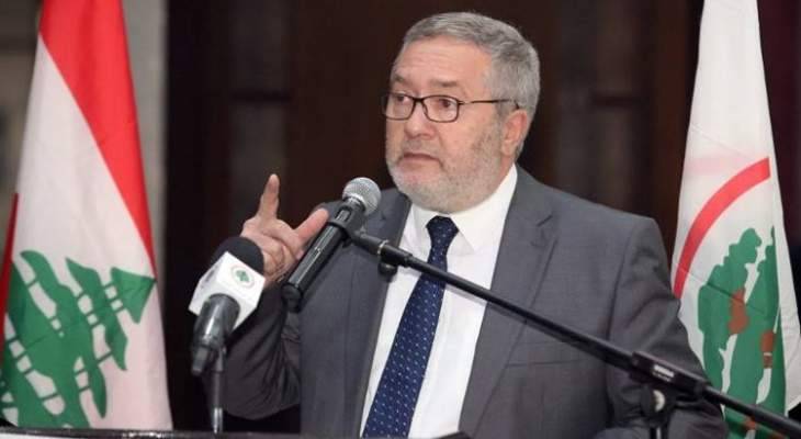 أبي اللمع: وصلنا لاستنتاج أن هذه الموازنة لا يمكن العمل بها بظل الأخطار المحدقة بلبنان
