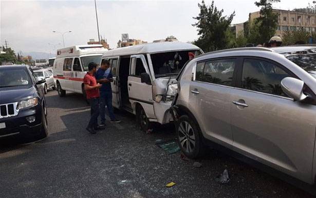 10 جرحى في حوادث سير
