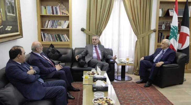 فارس سعد: لمعالجة ملف النزوح السوري عن طريق التنسيق بين الحكومتين