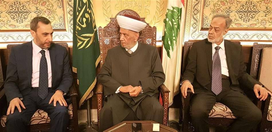 دريان عرض مع الحوت تطوّرات التحقيق في قضية الشيخ الجرار