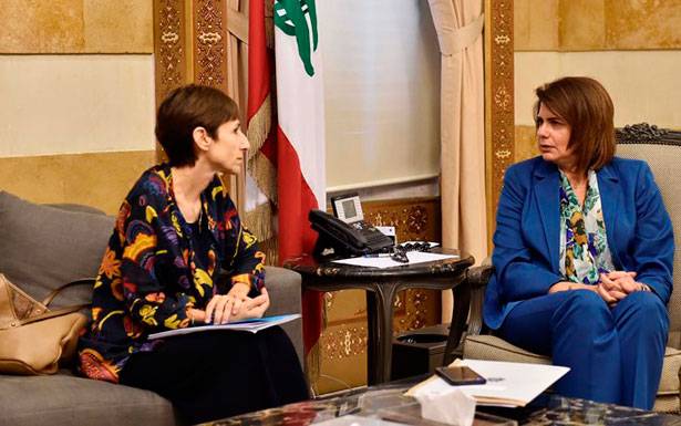 الحسن عرضت مع جيرار ملف اللاجئين