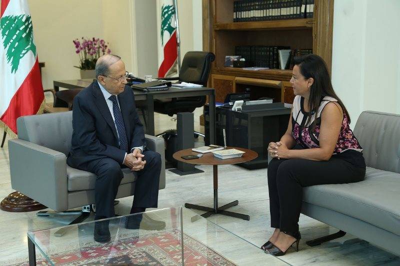 (*) الرئيس عون التقى رئيسة الحزب الحاكم في كيبيك