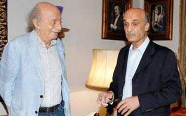 اتصالات لاعادة احياء التفاهمات بين الاشتراكي والقوات.. وجعجع قد يزور جنبلاط؟!