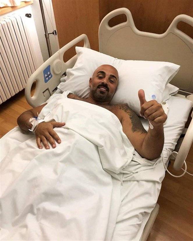 بالصورة - فنان يتعرض لحادث على أحد الشواطئ اللبنانية