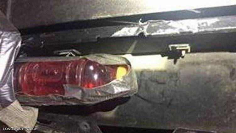 زجاجة بدل مصباح خلفي...الشرطة تثني على "مخالفة السائق العبقري"