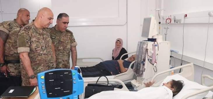 قائد الجيش: لن نسمح بالمس بصحة العسكريين أو عائلاتهم