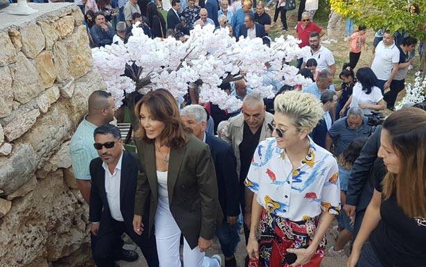 نورا جنبلاط رعت افتتاح مهرجانات صيف راشيا