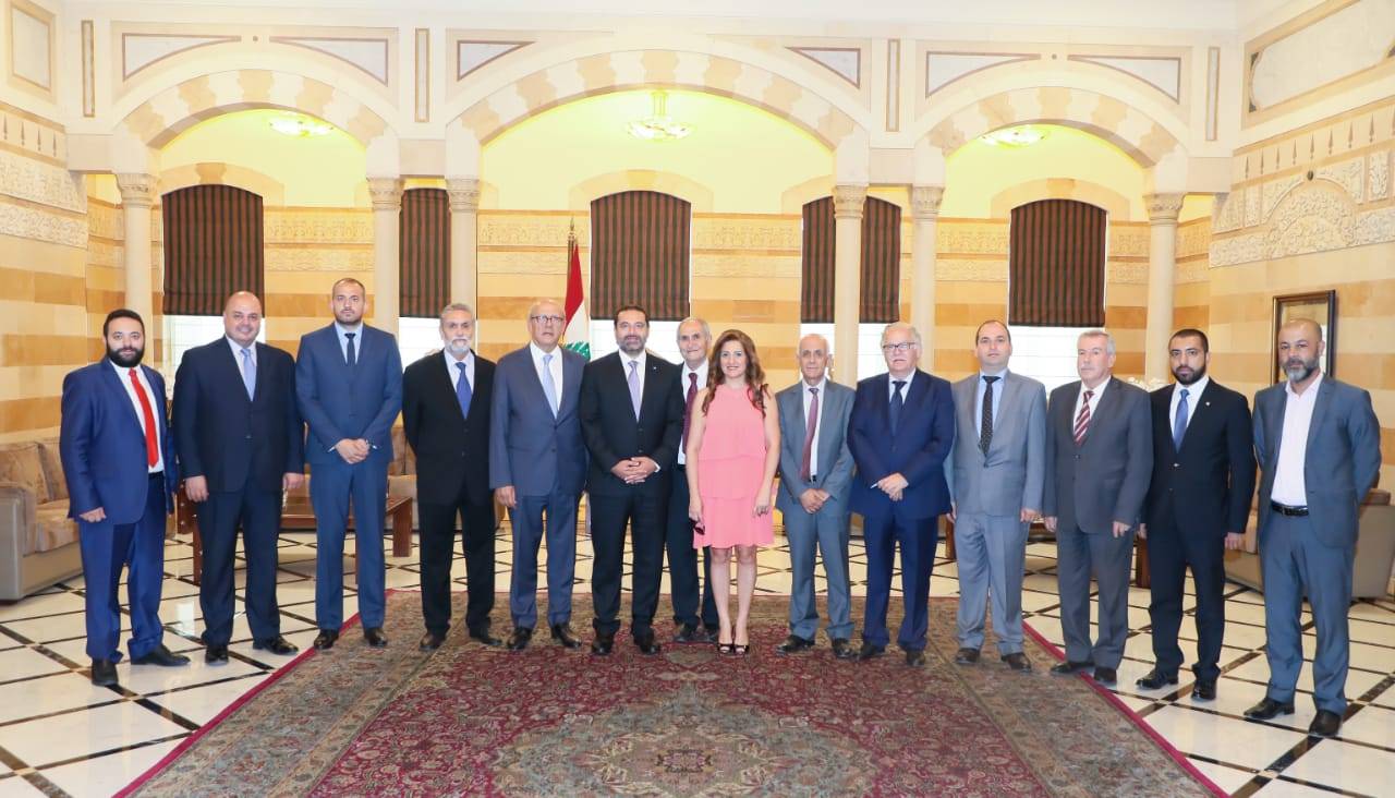 الحريري استقبل رئيس بلدية زحلة والمدير العام لأوجيرو